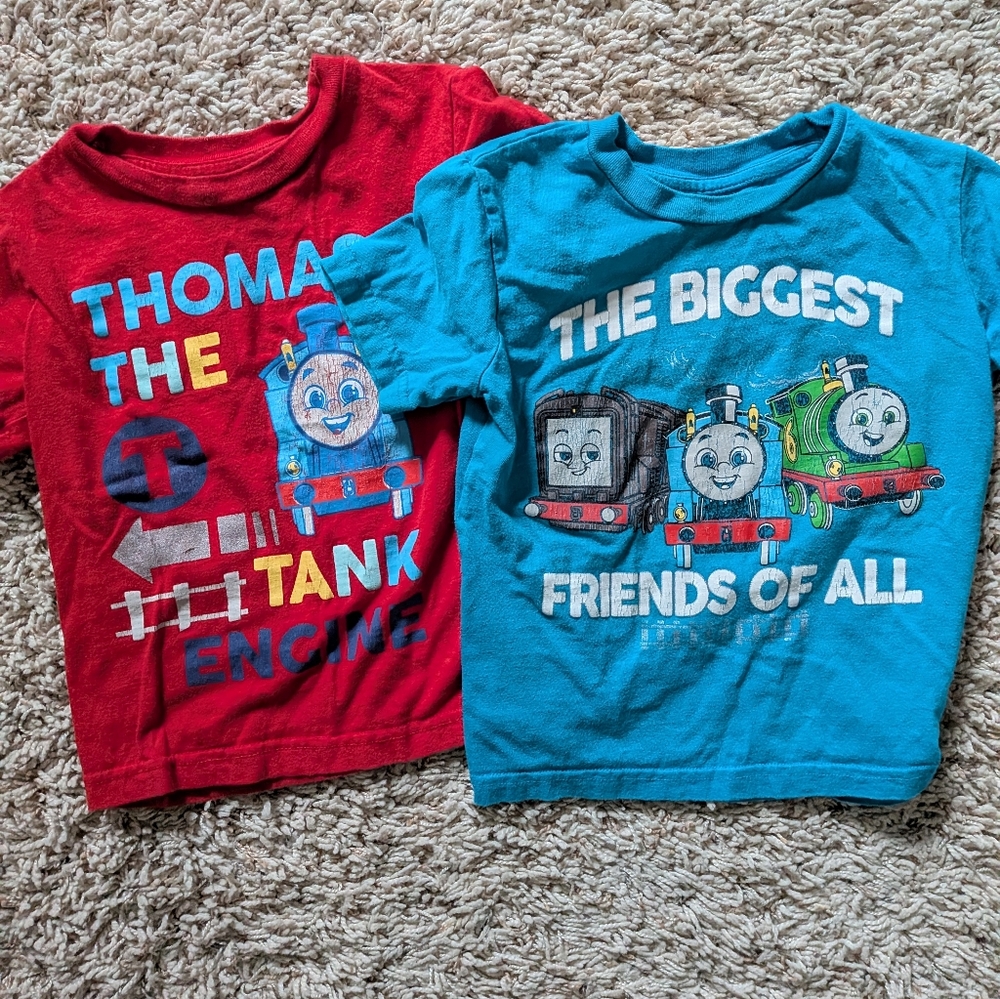 Thomas & Friends Kids T-Shirts - Red and Blue